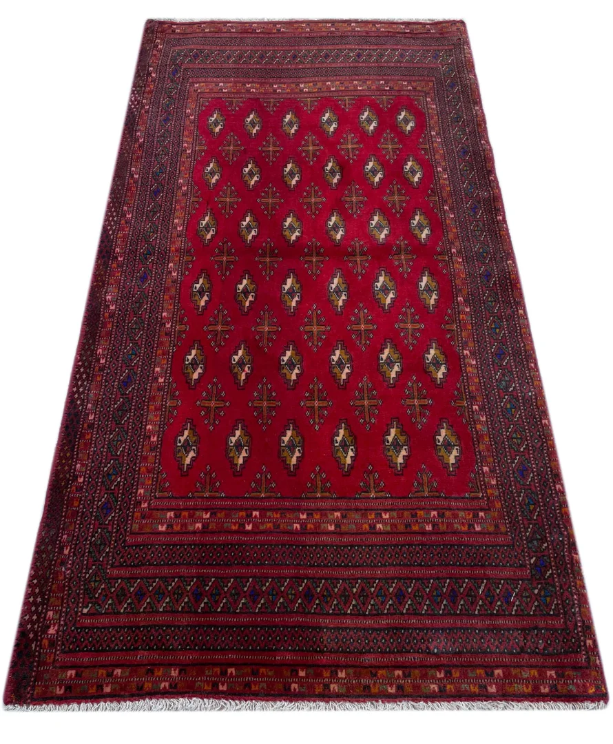 Perserteppich Nordpersien 135 x 62 cm Wolle handgeknüpft
