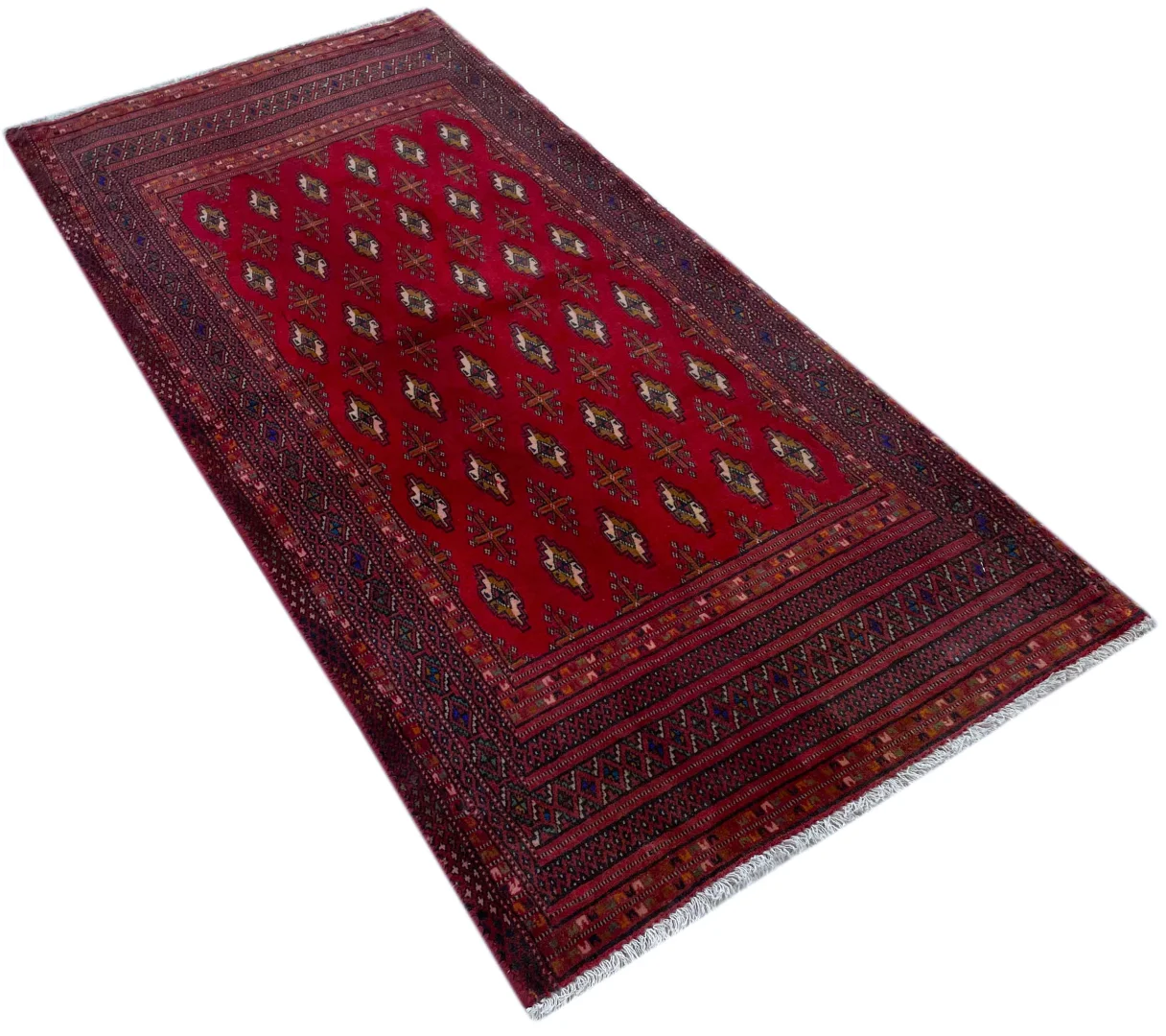 Perserteppich Nordpersien 135 x 62 cm Wolle handgeknüpft