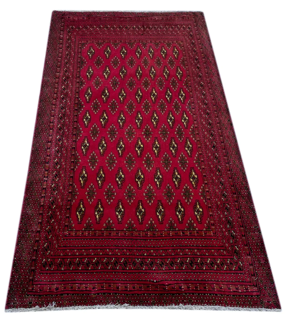 Perserteppich Turkman 150 x 74 cm Wolle handgeknüpft