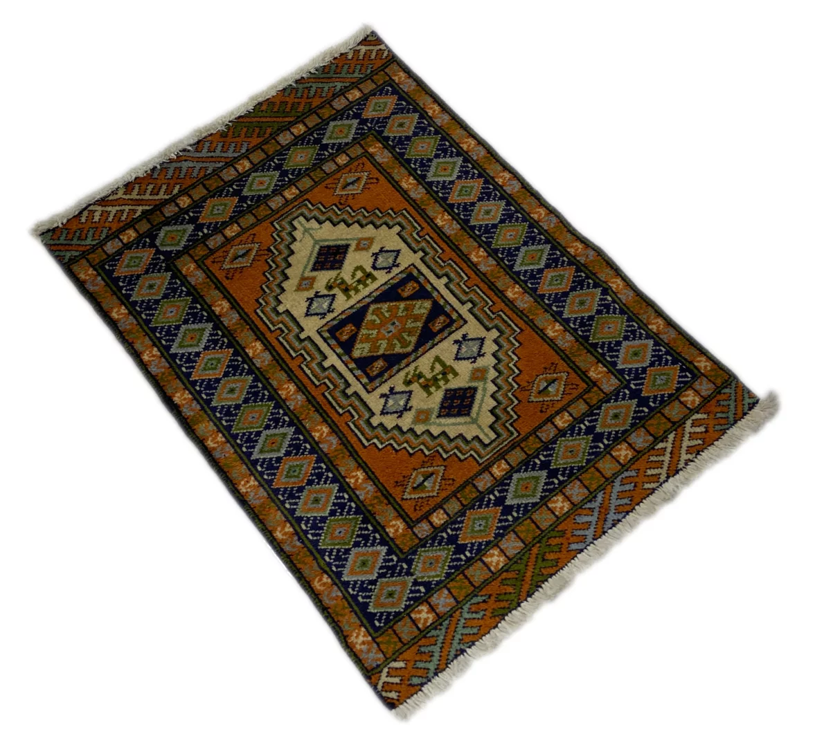 Perserteppich Nordpersien 82 x 60 cm Wolle handgeknüpft