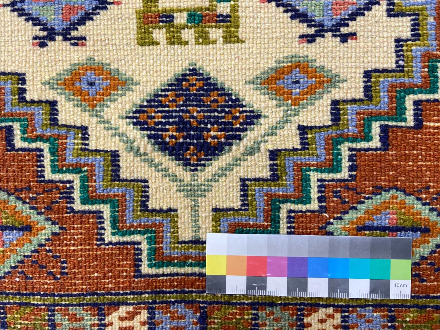 Perserteppich Turkman 83 x 60 cm Wolle handgeknüpft