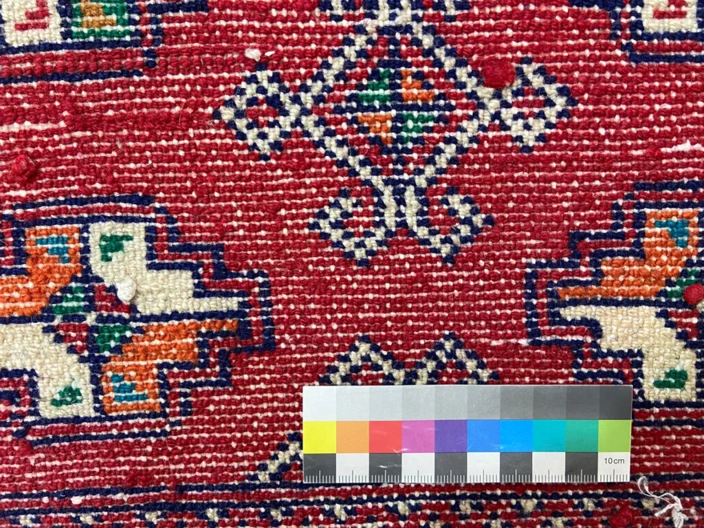 Perserteppich Turkman 83 x 65 cm Wolle handgeknüpft
