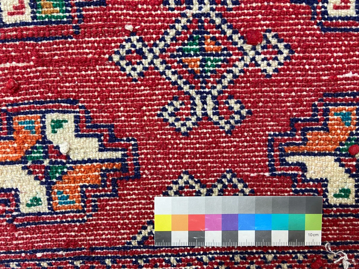 Perserteppich Turkman 83 x 65 cm Wolle handgeknüpft