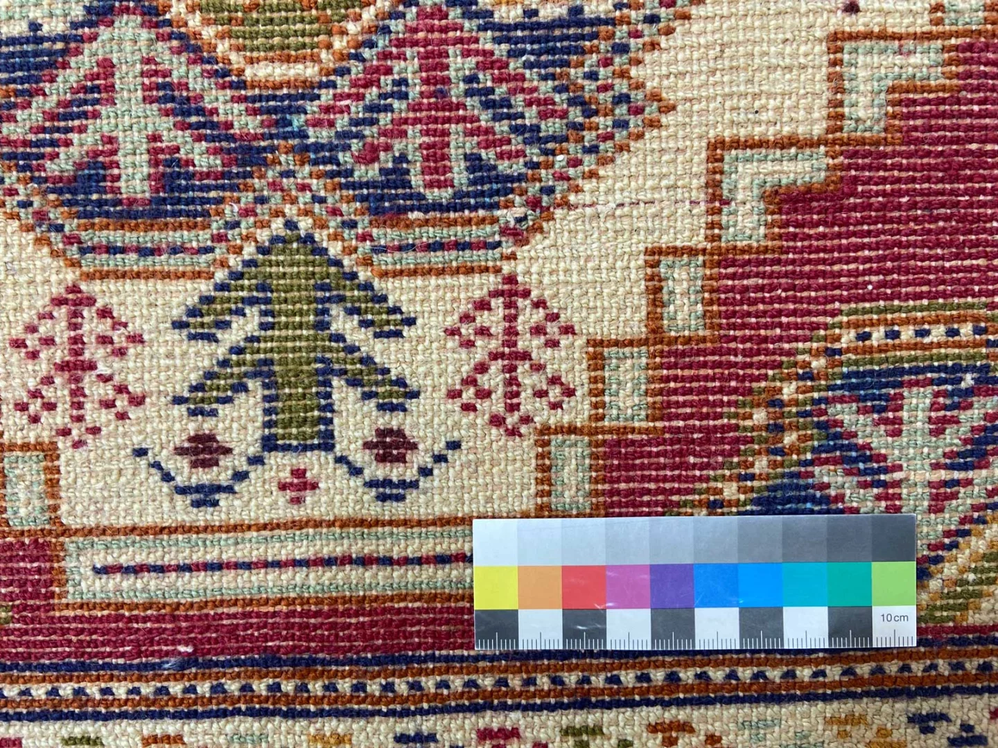 Perserteppich Turkman 95 x 63 cm Wolle handgeknüpft
