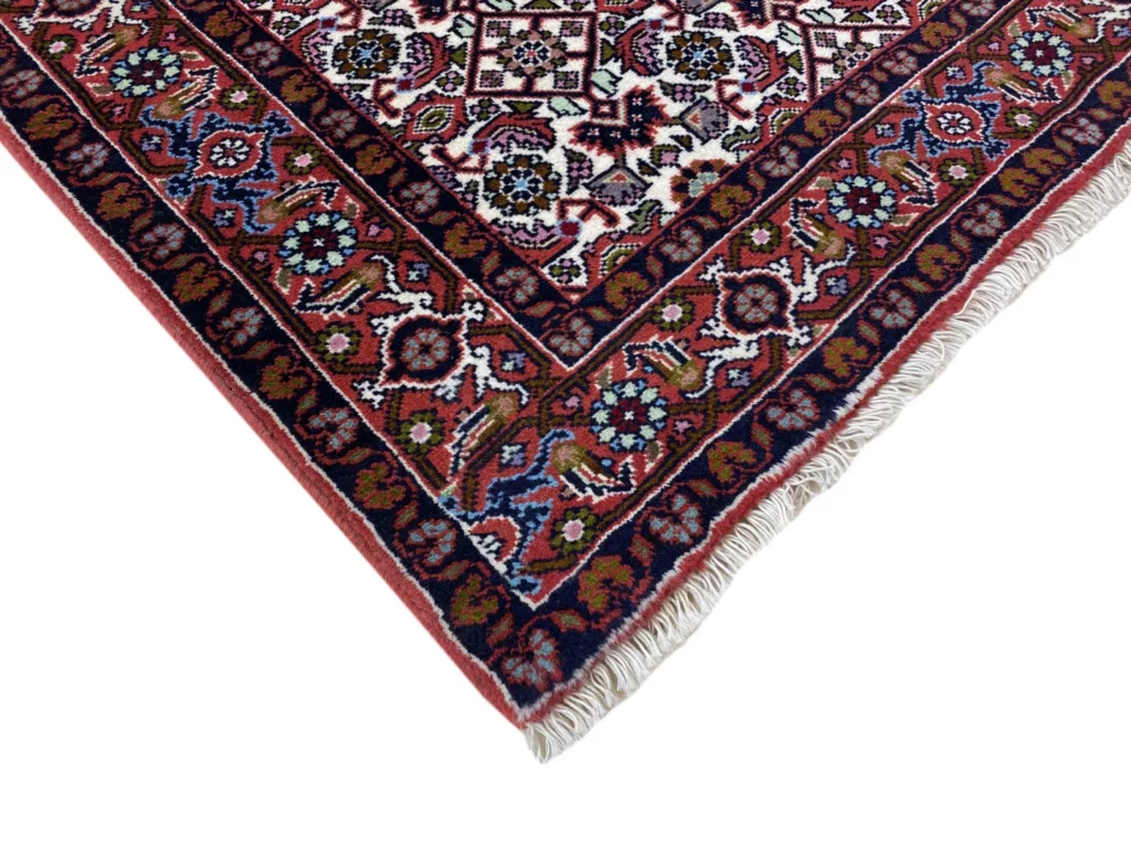 Perserteppich Zandschan 138 x 86 cm Baumwolle handgeknüpft