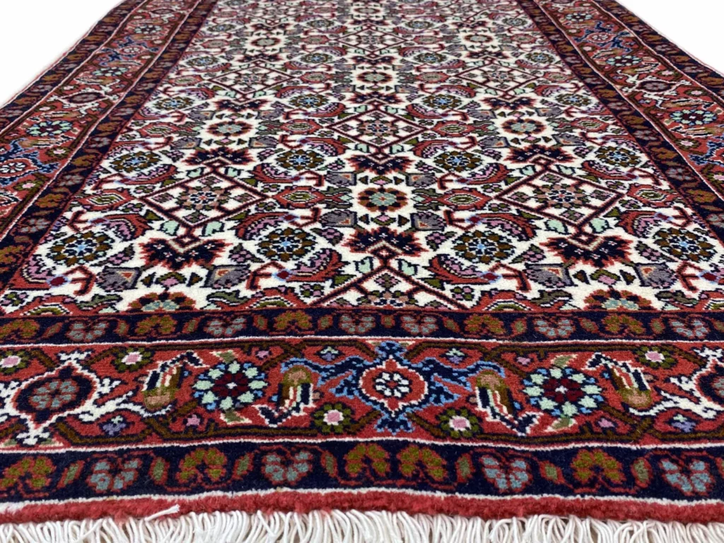 Perserteppich Zandschan 138 x 86 cm Baumwolle handgeknüpft