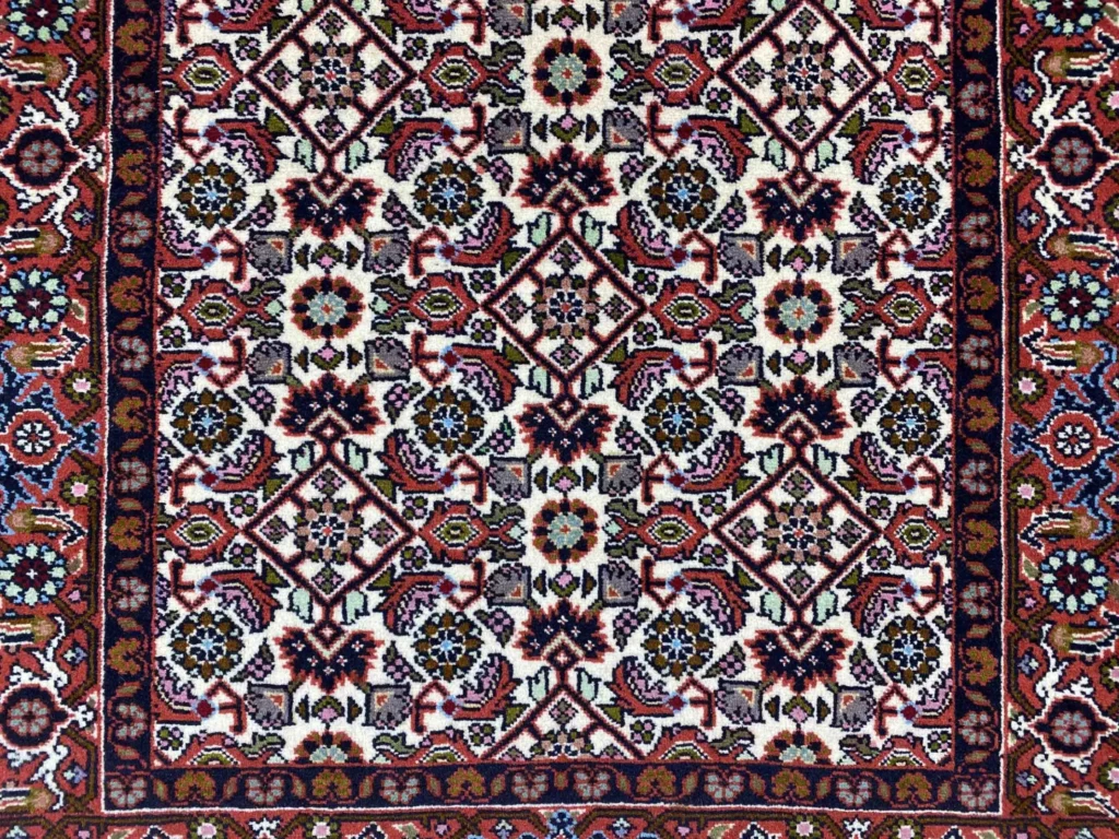 Perserteppich Zandschan 138 x 86 cm Baumwolle handgeknüpft