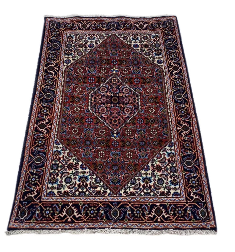 Perserteppich Zandschan 138 x 90 cm Baumwolle handgeknüpft
