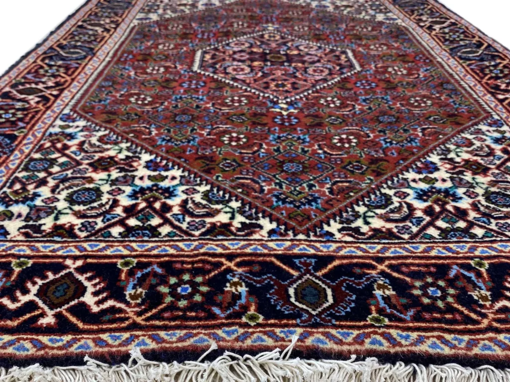 Perserteppich Zandschan 138 x 90 cm Baumwolle handgeknüpft