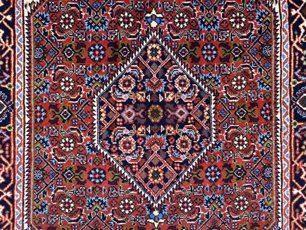 Perserteppich Zandschan 138 x 90 cm Baumwolle handgeknüpft