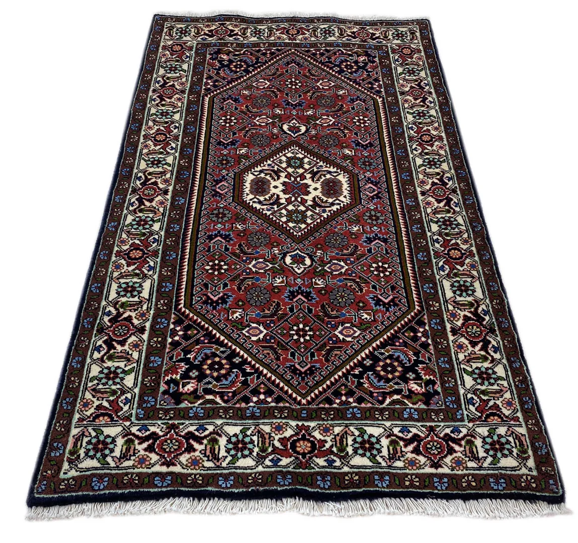Perserteppich Zandschan 142 x 81 cm Baumwolle handgeknüpft
