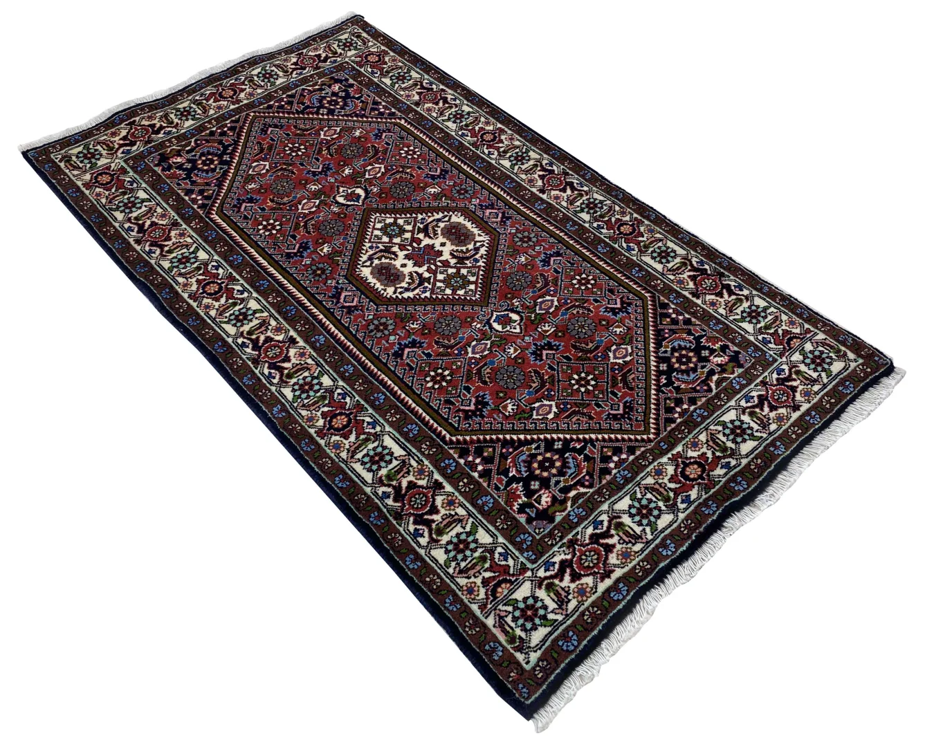 Perserteppich Zandschan 142 x 81 cm Baumwolle handgeknüpft