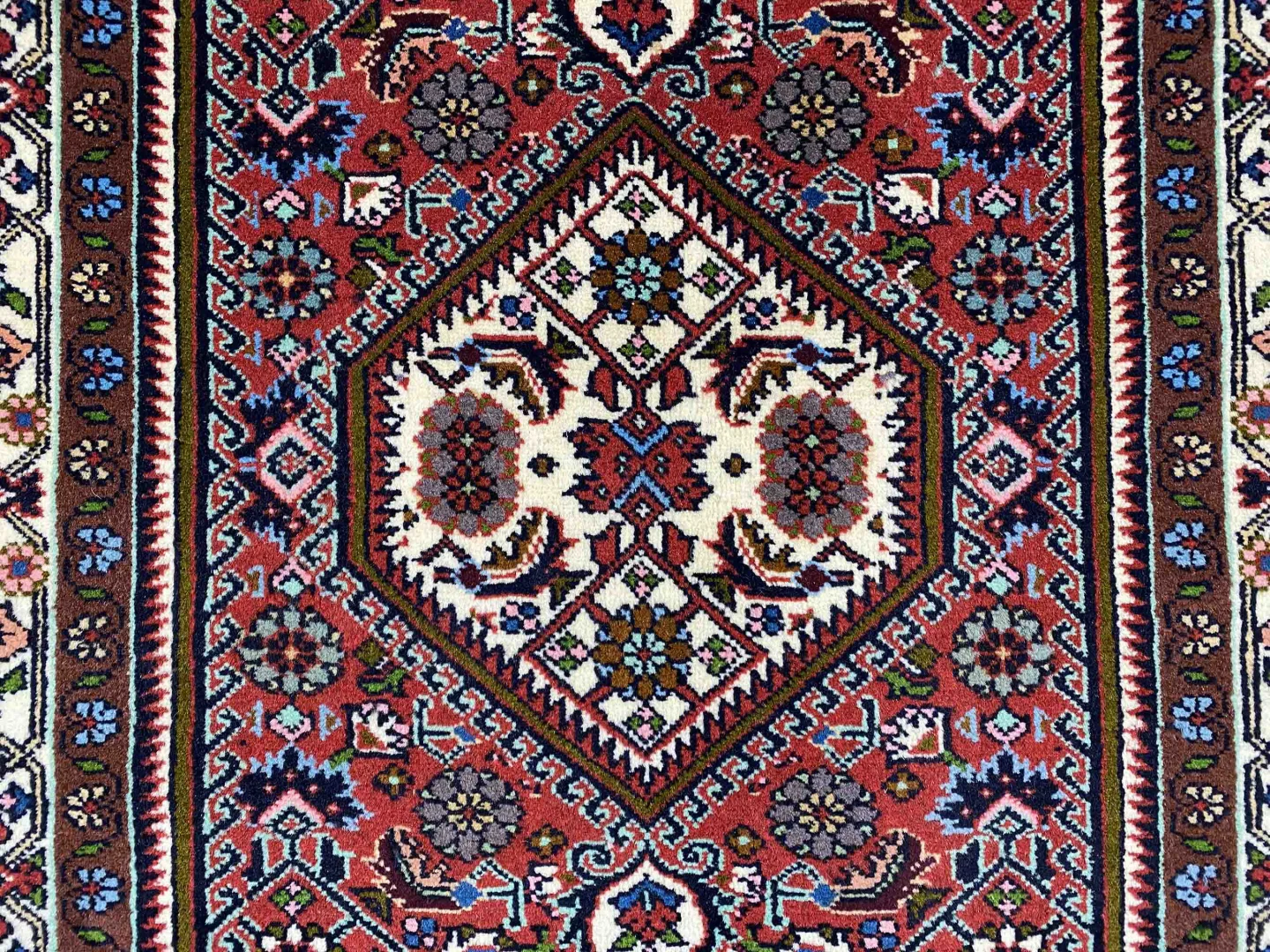 Perserteppich Zandschan 142 x 81 cm Baumwolle handgeknüpft