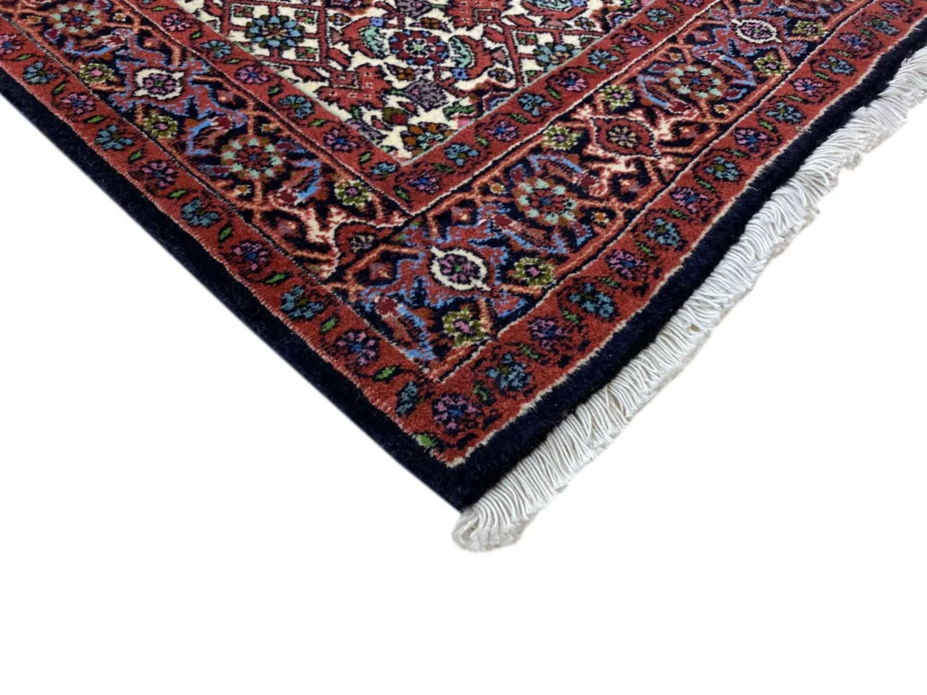 zandschan-teppich-143-x-82-cm-380000-knoten-geometrisches-muster-1-3 Perserteppich Zandschan 143 x 82 cm Baumwolle handgeknüpft