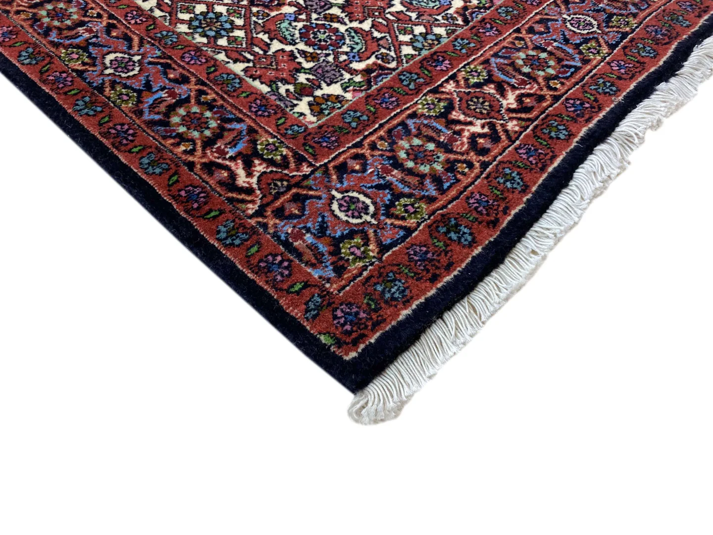 zandschan-teppich-143-x-82-cm-380000-knoten-geometrisches-muster-1-3 Perserteppich Zandschan 143 x 82 cm Baumwolle handgeknüpft
