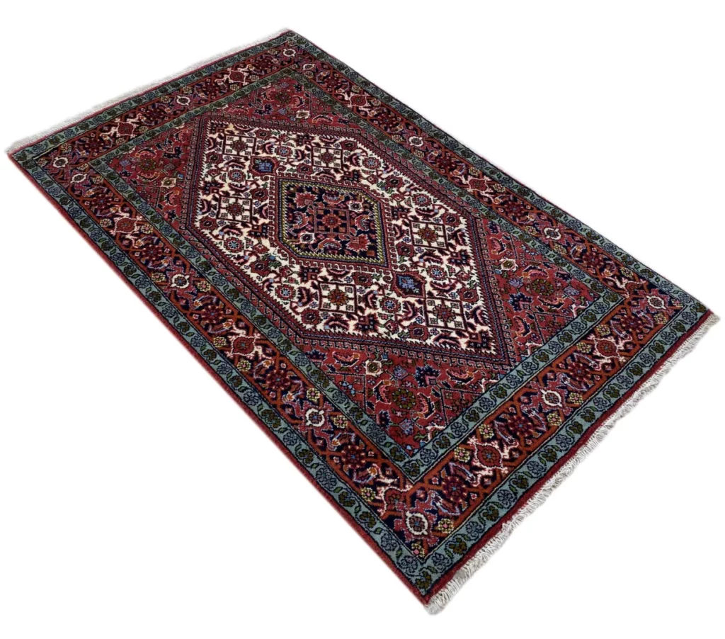 zandschan-orientteppich-143-x-86-cm-380000-knoten-handgeknupft-2 Perserteppich Zandschan 143 x 86 cm Baumwolle handgeknüpft