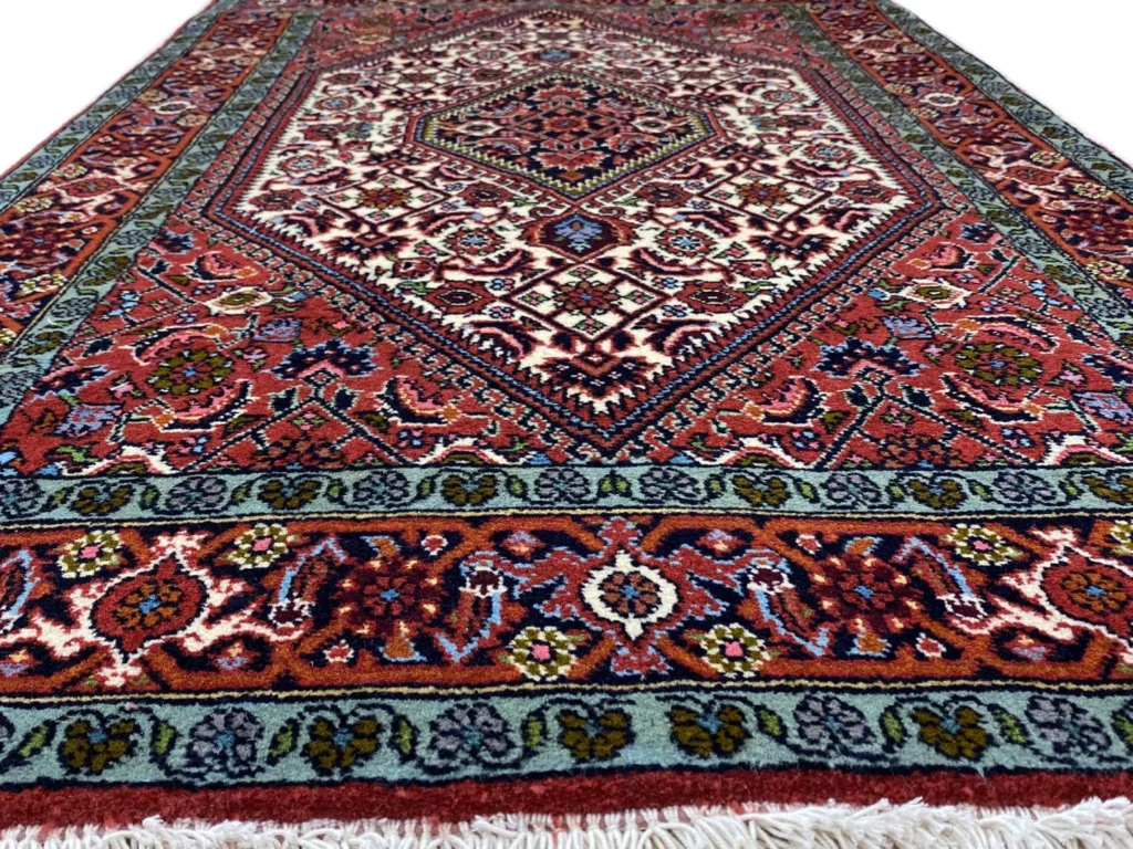 zandschan-orientteppich-143-x-86-cm-380000-knoten-handgeknupft-4 Perserteppich Zandschan 143 x 86 cm Baumwolle handgeknüpft