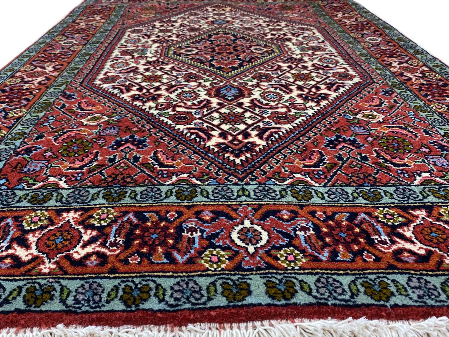 zandschan-orientteppich-143-x-86-cm-380000-knoten-handgeknupft-4 Perserteppich Zandschan 143 x 86 cm Baumwolle handgeknüpft