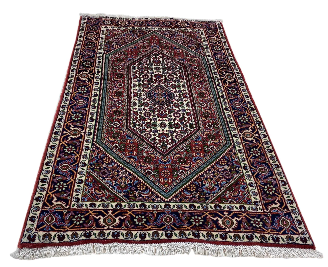 orientteppich-zandschan-144-x-84-cm-380000-knoten-rotbraun-handgeknupft-1 Perserteppich Zandschan 144 x 84 cm Baumwolle handgeknüpft