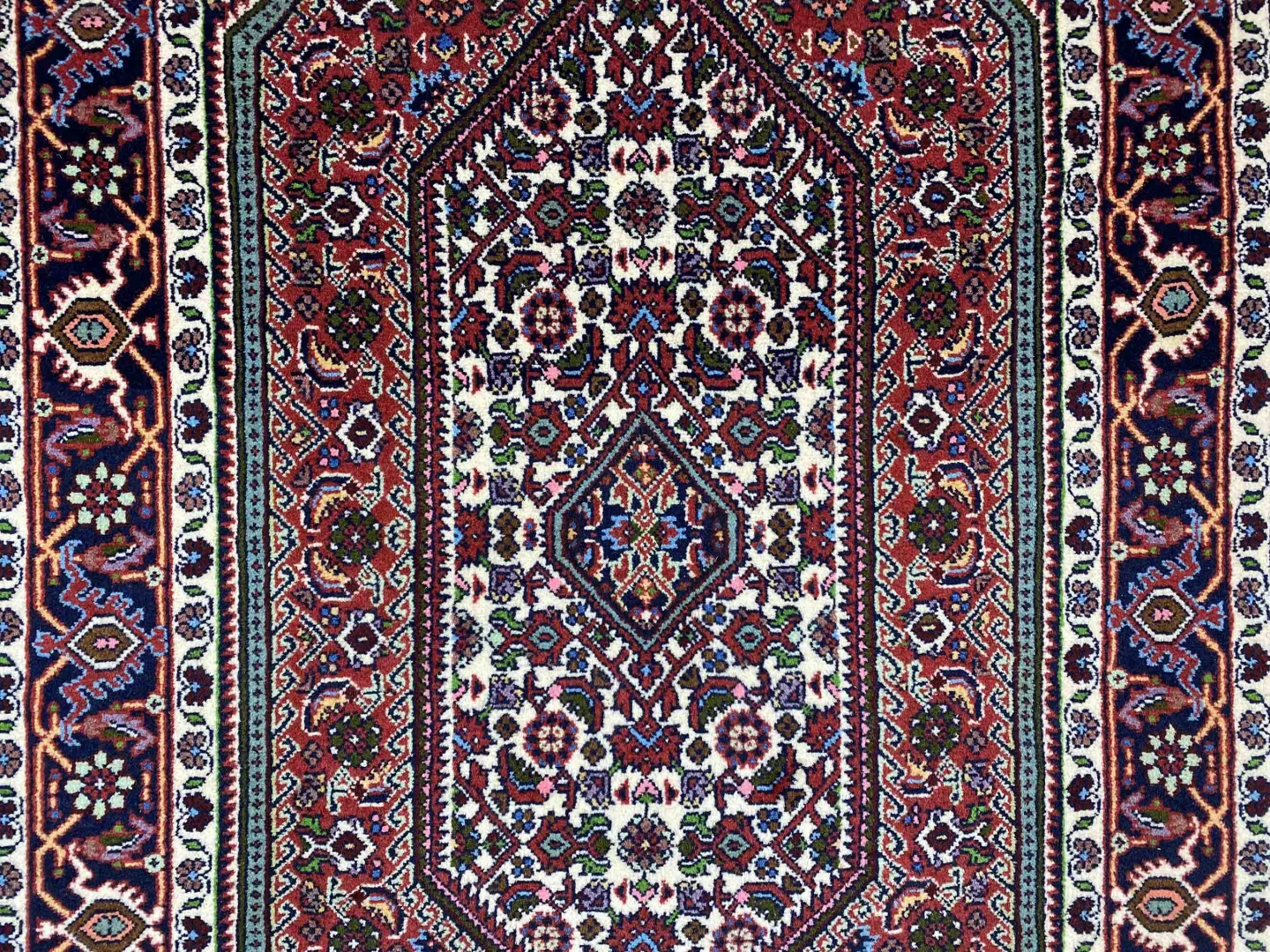 orientteppich-zandschan-144-x-84-cm-380000-knoten-rotbraun-handgeknupft-5 Perserteppich Zandschan 144 x 84 cm Baumwolle handgeknüpft