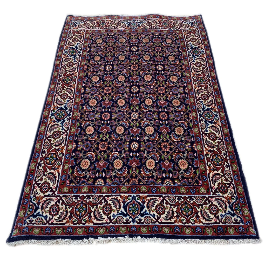zandschan-perserteppich-145-x-88-cm-280000-knoten-handgeknupft-1 Perserteppich Zandschan 145 x 88 cm Baumwolle handgeknüpft