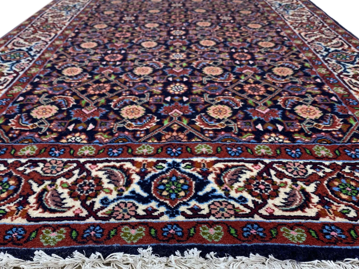 zandschan-perserteppich-145-x-88-cm-280000-knoten-handgeknupft-4 Perserteppich Zandschan 145 x 88 cm Baumwolle handgeknüpft