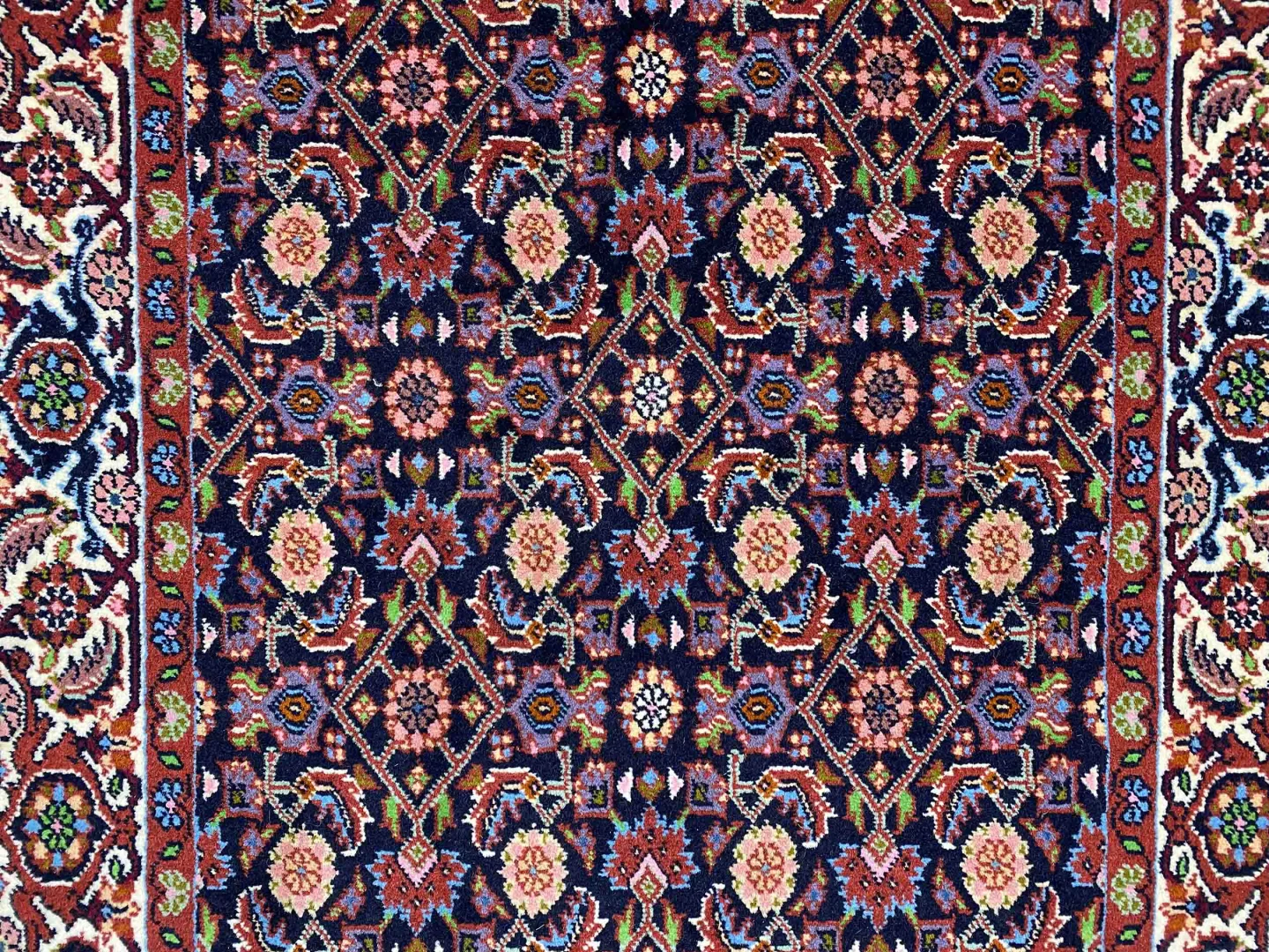 zandschan-perserteppich-145-x-88-cm-280000-knoten-handgeknupft-5 Perserteppich Zandschan 145 x 88 cm Baumwolle handgeknüpft