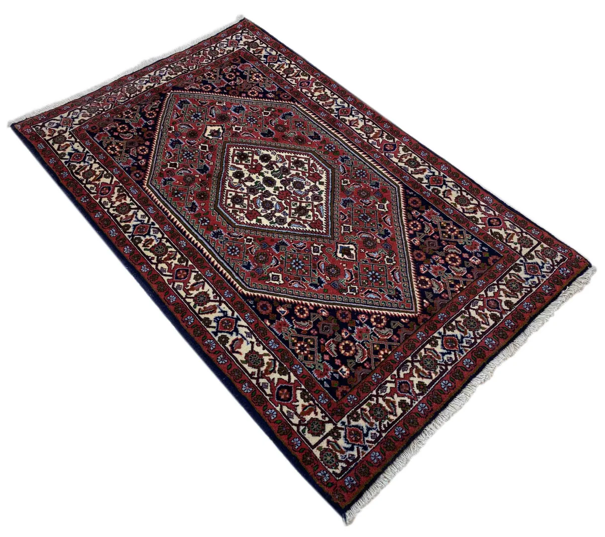zandschan-teppich-144-x-88-cm-380000-knoten-handgeknupft-2 Perserteppich Zandschan 144 x 88 cm Baumwolle handgeknüpft