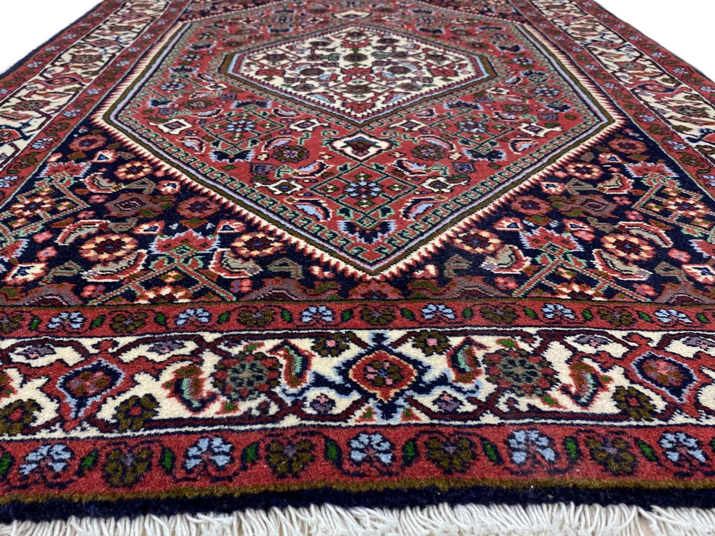 zandschan-teppich-144-x-88-cm-380000-knoten-handgeknupft-4 Perserteppich Zandschan 144 x 88 cm Baumwolle handgeknüpft