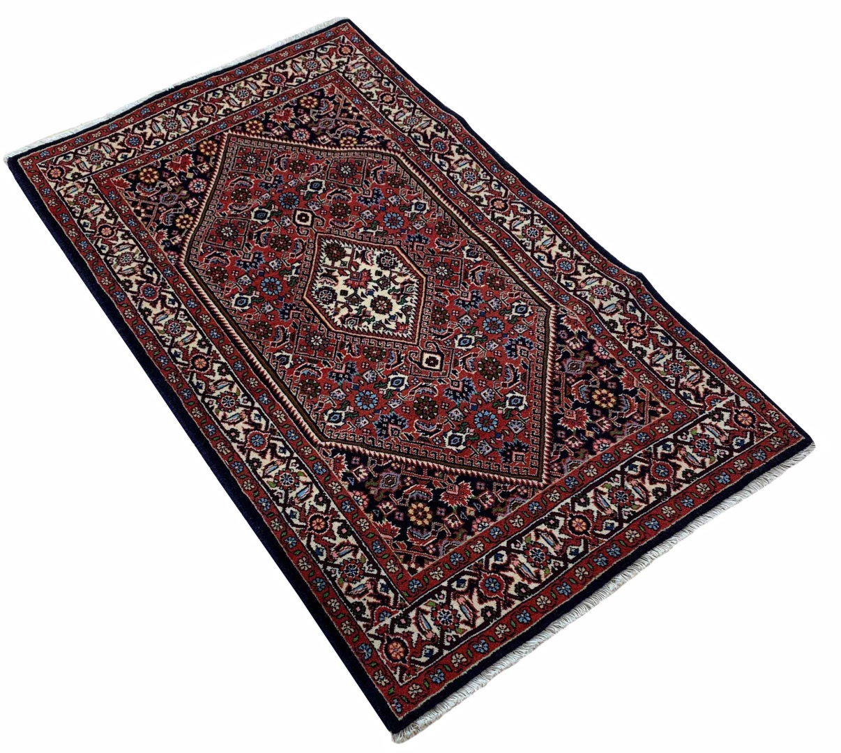zandschan-orientteppich-145-x-88-cm-280000-knoten-handgeknupft-1 Perserteppich Zandschan 145 x 88 cm Baumwolle handgeknüpft