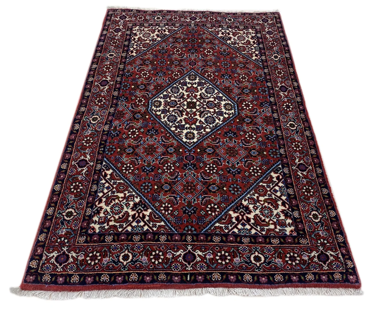 zandschan-perserteppich-146-x-88-cm-380000-knoten-rotbraun-handgeknupft-1 Perserteppich Zandschan 146 x 88 cm Baumwolle handgeknüpft