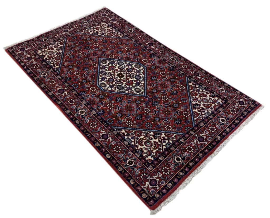 zandschan-perserteppich-146-x-88-cm-380000-knoten-rotbraun-handgeknupft-2 Perserteppich Zandschan 146 x 88 cm Baumwolle handgeknüpft