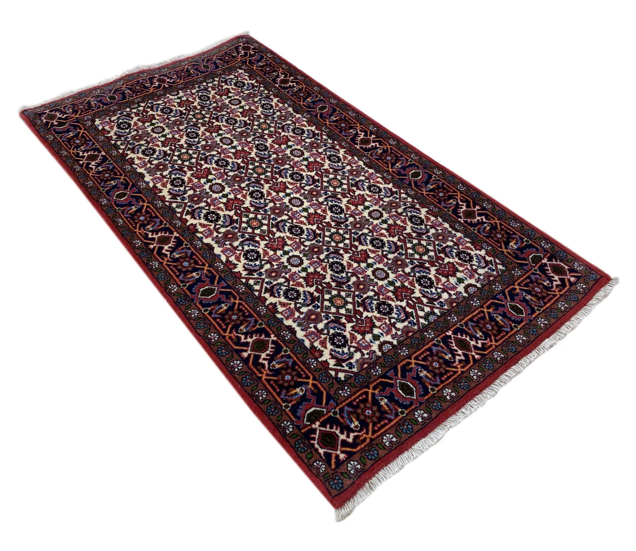 Perserteppich Zandschan 148 x 84 cm Baumwolle handgeknüpft