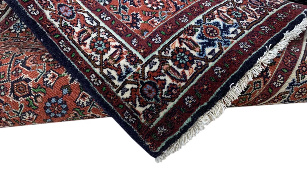 zandschan-orientteppich-148-x-88-cm-380000-knoten-handgeknupft-4 Perserteppich Zandschan 148 x 88 cm Baumwolle handgeknüpft