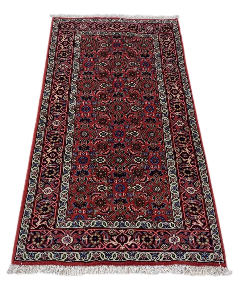 zandschan-orientteppich-150-x-81-cm-280000-knoten-handgeknupft-1 Perserteppich Zandschan 150 x 81 cm Baumwolle handgeknüpft