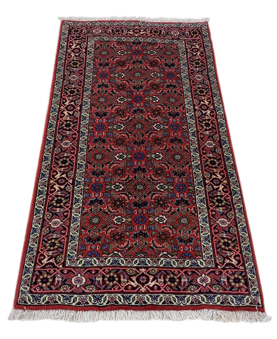 zandschan-orientteppich-150-x-81-cm-280000-knoten-handgeknupft-1 Perserteppich Zandschan 150 x 81 cm Baumwolle handgeknüpft