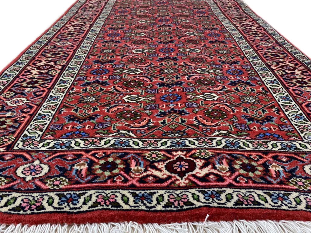 zandschan-orientteppich-150-x-81-cm-280000-knoten-handgeknupft-4 Perserteppich Zandschan 150 x 81 cm Baumwolle handgeknüpft