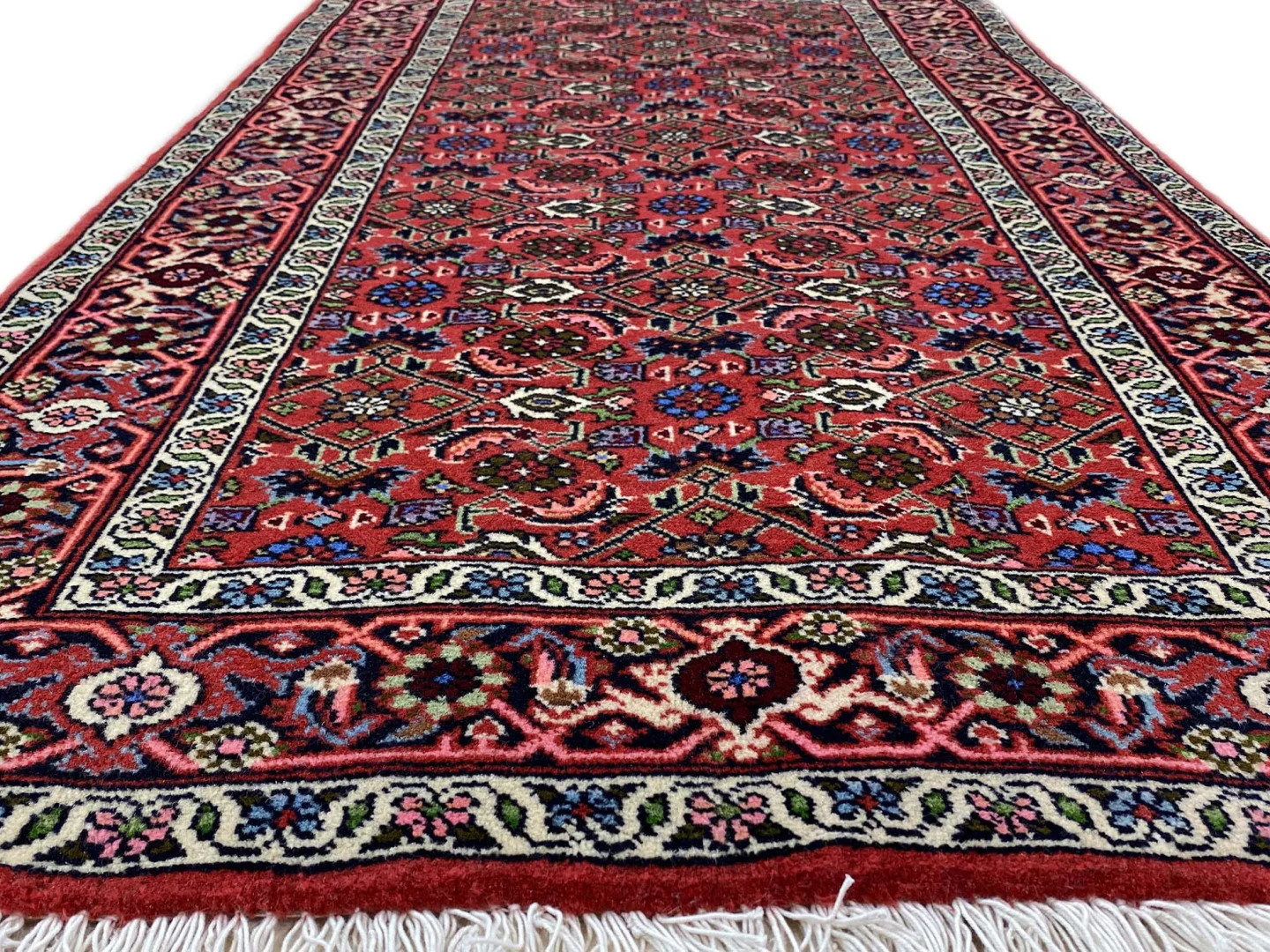 zandschan-orientteppich-150-x-81-cm-280000-knoten-handgeknupft-4 Perserteppich Zandschan 150 x 81 cm Baumwolle handgeknüpft