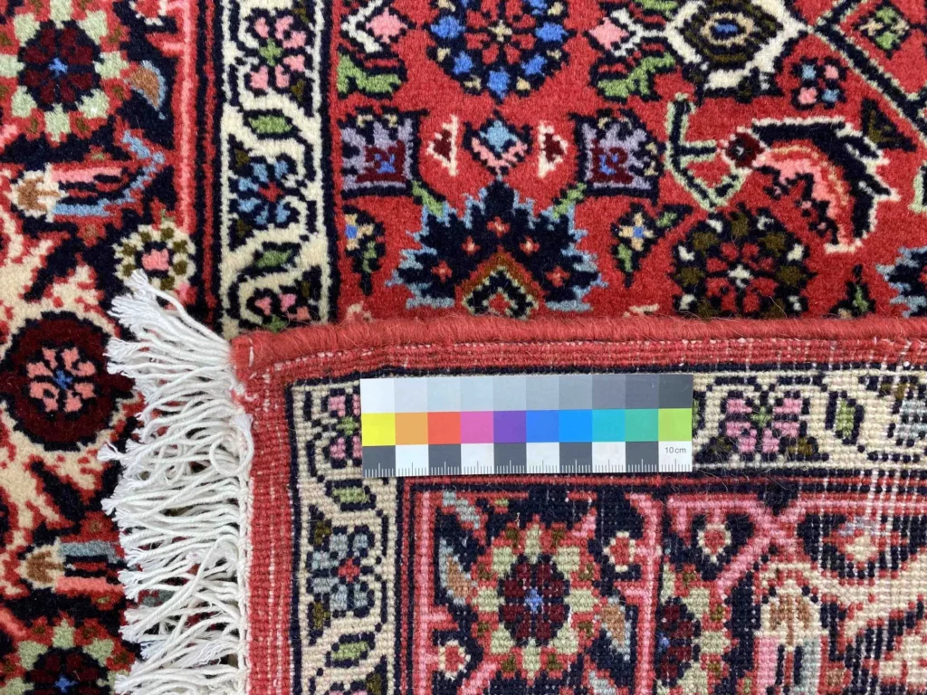 zandschan-orientteppich-150-x-81-cm-280000-knoten-handgeknupft-6 Perserteppich Zandschan 150 x 81 cm Baumwolle handgeknüpft