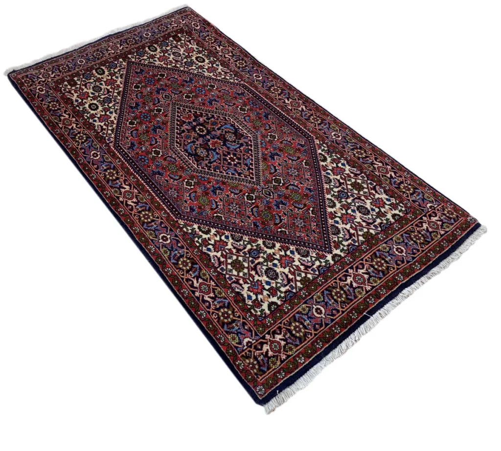 orientteppich-zandschan-160-x-85-cm-380000-knoten-rot-braun-handgeknupft-2 Perserteppich Zandschan 160 x 85 cm Baumwolle handgeknüpft