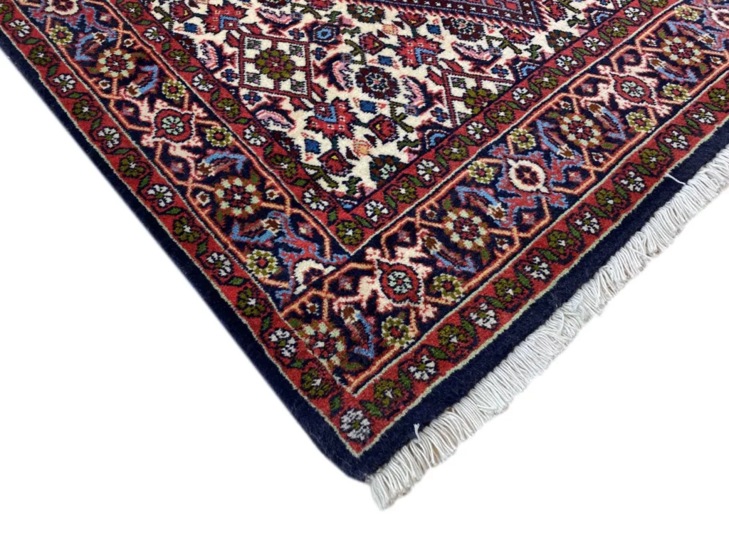 orientteppich-zandschan-160-x-85-cm-380000-knoten-rot-braun-handgeknupft-3 Perserteppich Zandschan 160 x 85 cm Baumwolle handgeknüpft