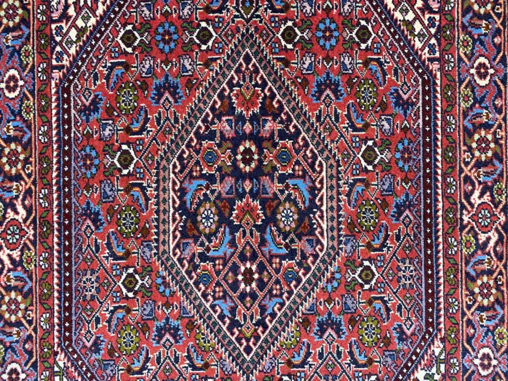 orientteppich-zandschan-160-x-85-cm-380000-knoten-rot-braun-handgeknupft-5 Perserteppich Zandschan 160 x 85 cm Baumwolle handgeknüpft