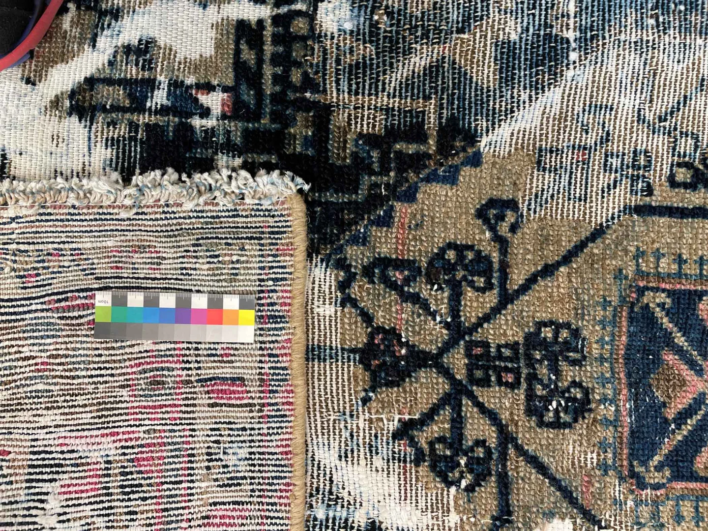 Orientteppich 177 x 115 cm Wolle handgeknüpft