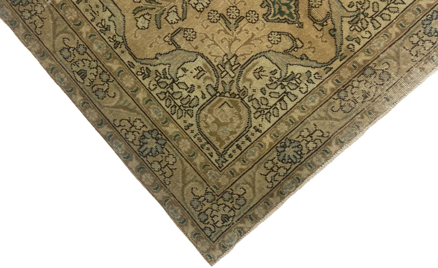 Orientteppich 187 x 138 cm Wolle handgeknüpft