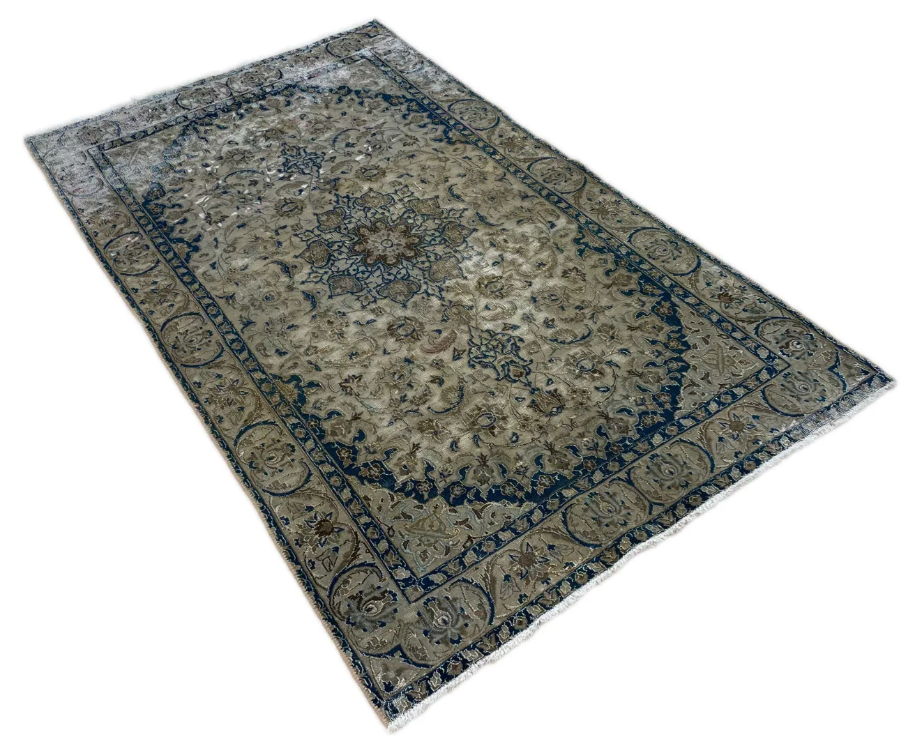 Orientteppich 195 x 116 cm handgeknüpft