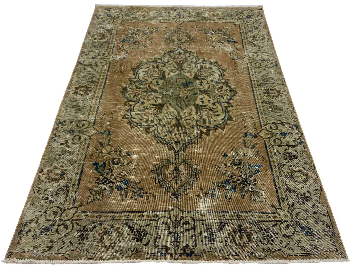 Orientteppich 200 x 134 cm handgeknüpft