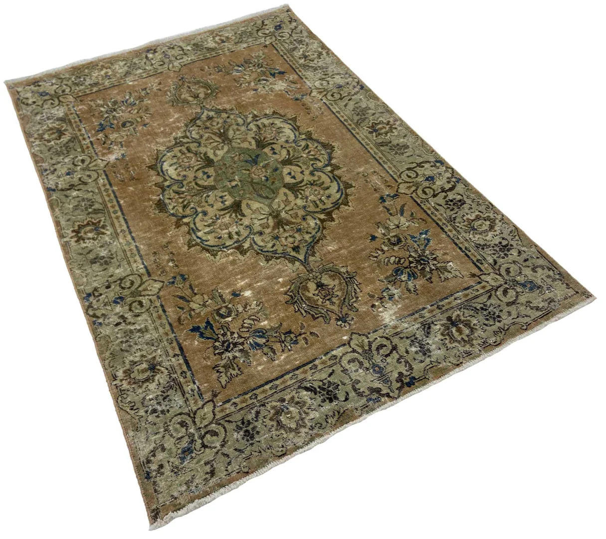 Orientteppich 200 x 134 cm handgeknüpft