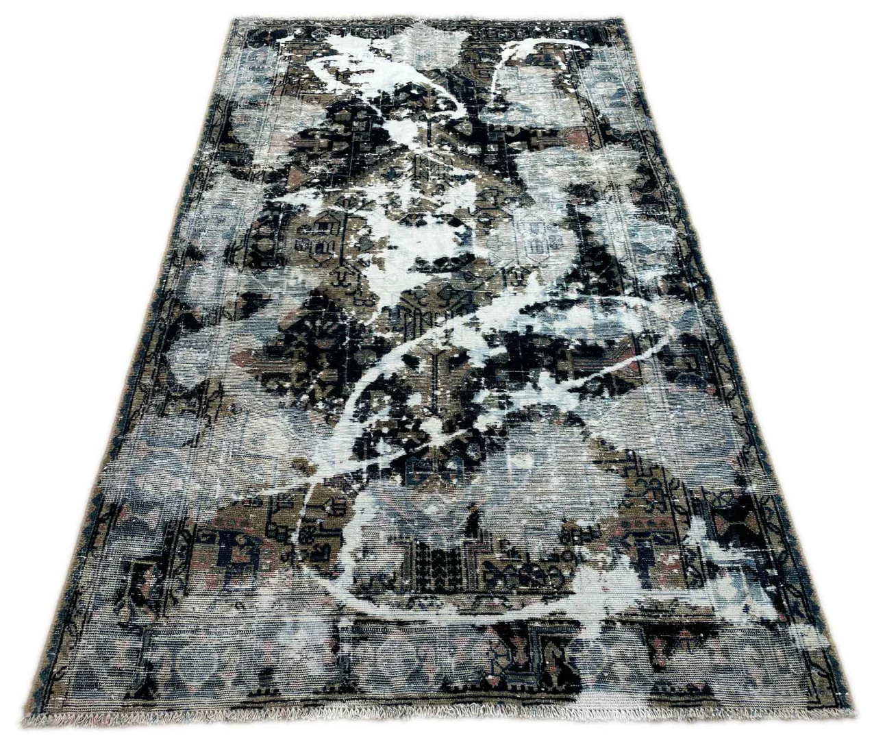 Orientteppich 220 x 130 cm Handgeknüpft
