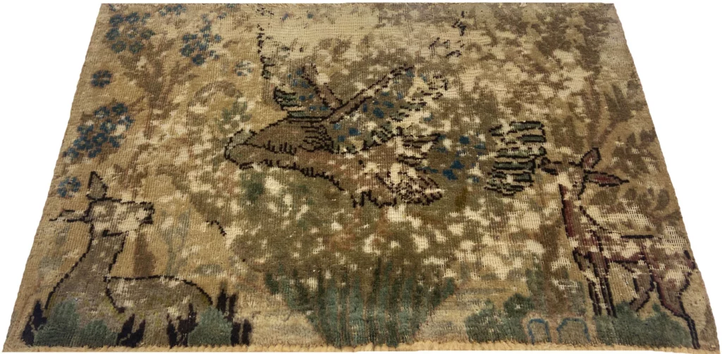 Perserteppich 70 x 46 cm handgeknüpft