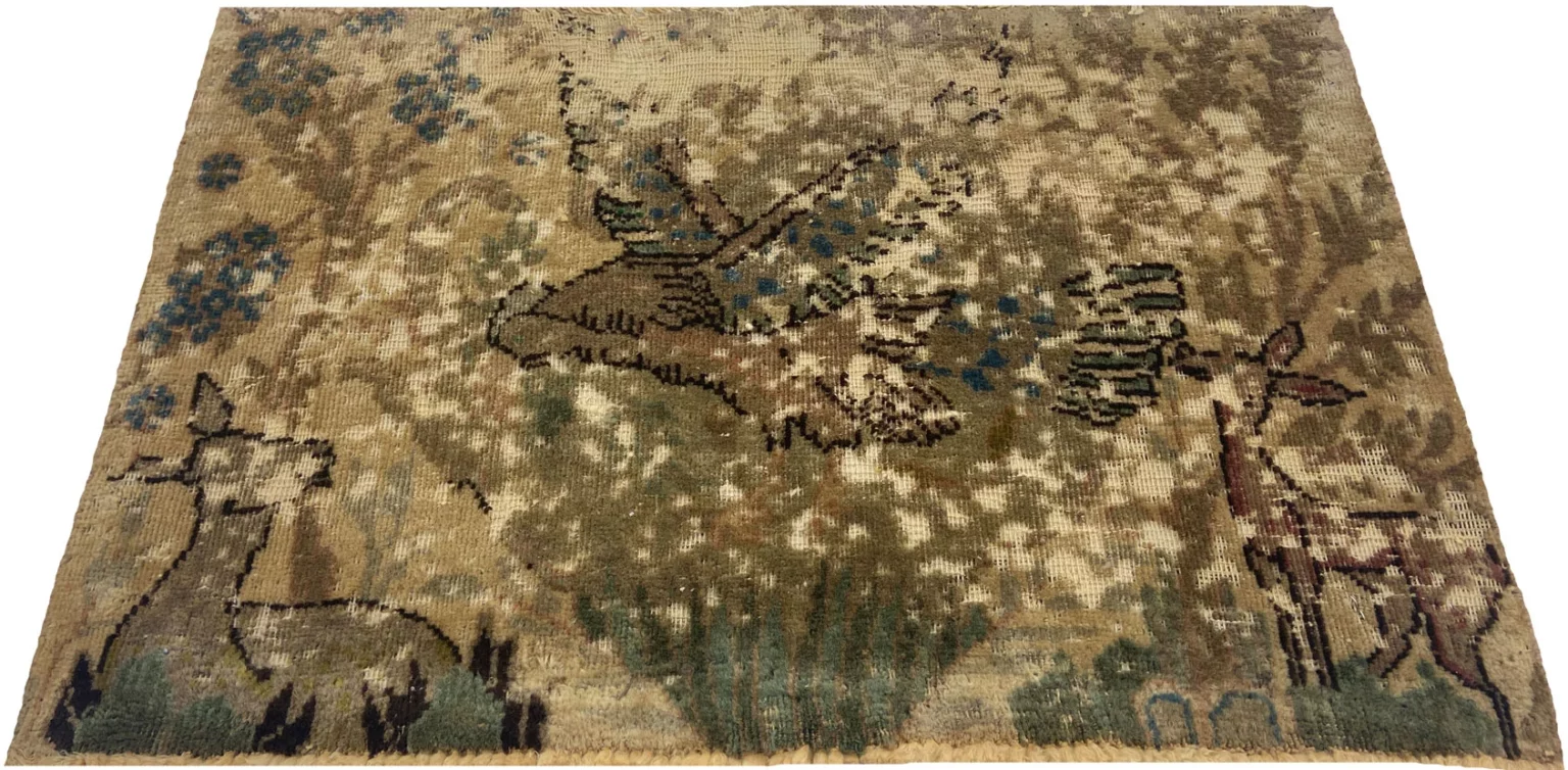 Perserteppich 70 x 46 cm handgeknüpft